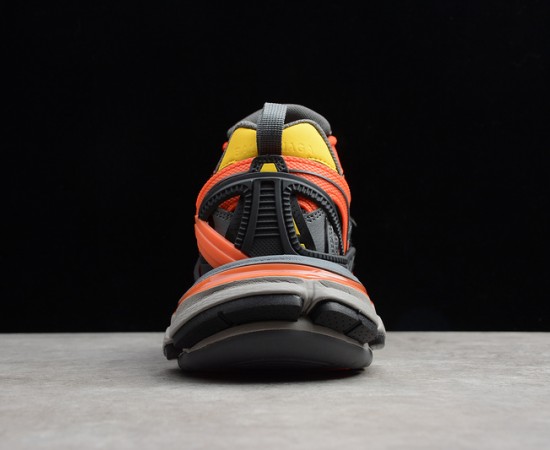 Balenciaga Track 2 Trainer Sneakers Black Orange Red