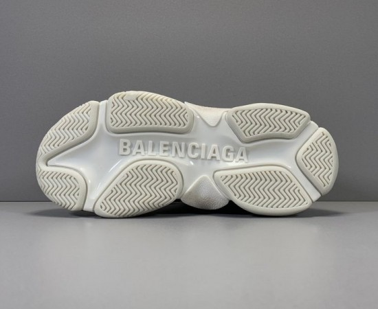Balenciaga Triple S Trainer Sneakers Grey White Mint