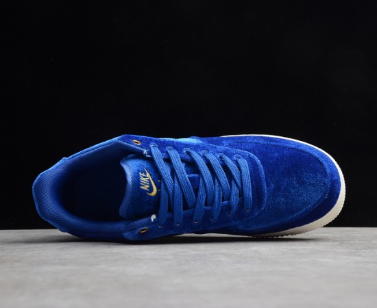 Nike Air Force 1 07 Premium 3 Velour Blue Void AT4144-400