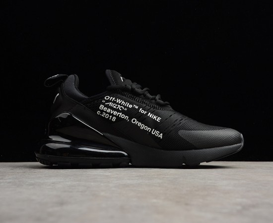 CUSTOM NIKE AIR MAX BLACK AND WHITE OMBRE 270's - #270s #air #black #Custom  #Max #Nike #ombre #White