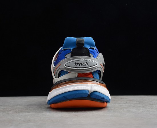 Balenciaga Track Trainer Sneakers Grey Orange Blue