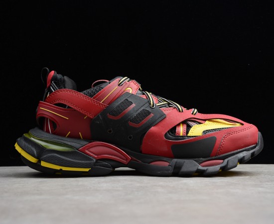 Balenciaga Track Trainer Sneakers Red Yellow Black