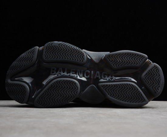 Balenciaga Triple S Clear Sole Trainer Sneaker Black