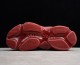 Balenciaga Triple S Clear Sole Trainer Sneaker Red