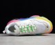 Balenciaga Triple S Clear Sole Trainer Sneaker White Rainbow