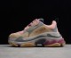 Balenciaga Triple S Trainer Sneakers Grey Pink Brown 3M Reflective