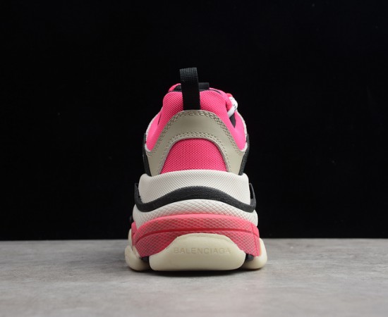 Balenciaga Triple S Trainer Sneakers Pink Black