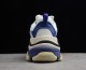 Balenciaga Triple S Trainer Sneakers White Blue Purple
