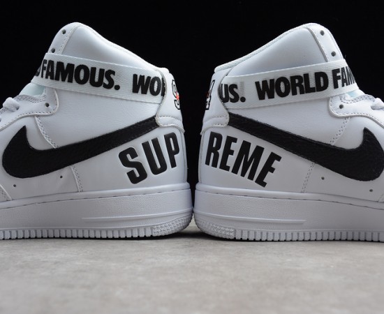 Nike Air Force 1 High Supreme World Famous White 698696-100