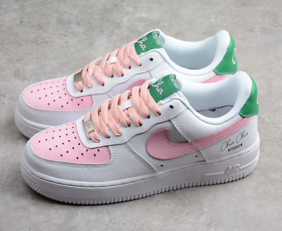 Nike W Air Force 1 Low Cha Cha Matcha Green Tea Pink Green