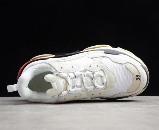 Balenciaga Triple S Trainer Sneakers White Red