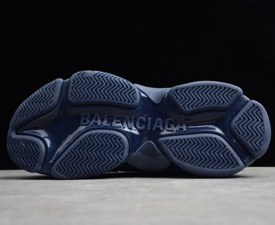 Balenciaga Triple S Clear Sole Sneakers Navy