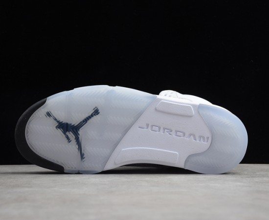 Air Jordan 5 Retro Metallic White 136027-130