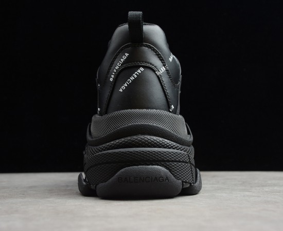 Balenciaga Triple S Sneakers All Over Logo Black