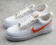 Nike Air Force 1 07 LV8 Orange Swoosh Shoes CD0888-100