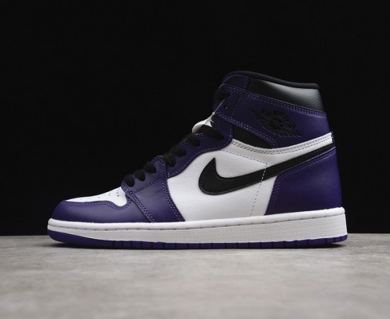 Air Jordan 1 High Court Purple White 555088-500