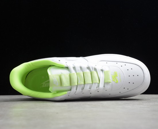 Nike Air Force 1 Double Air Low White Barely Volt CJ1379-101