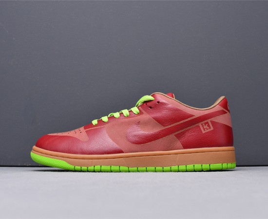 Nike Dunk Low 1-Piece Laser Varsity Red Chartreuse 311611-661