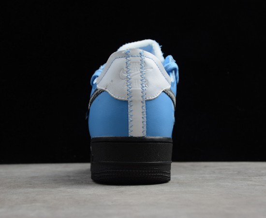 Off-White x Nike Air Force 1 Low Blue Black Silver 2020