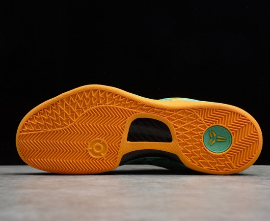Nike Kobe 8 System Green Glow Laser Orange shoes 555035-304