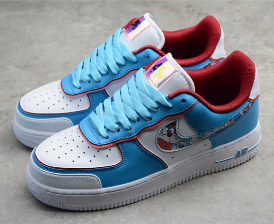 Nike Air Force 1 Custom Doraemon Blue White