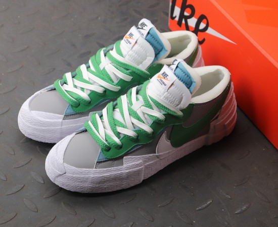 Nike Blazer Low sacai Medium Grey Classic Green DD1877-001