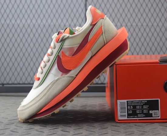 Nike LDWaffle Clot Sacai Net Orange Blaze DH1347-100