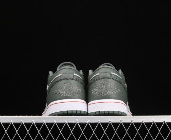 Air Jordan 1 Low Military Green shoes 553558-121