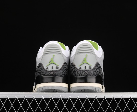 Air Jordan 3 Retro Chlorophyll shoes 136064-006