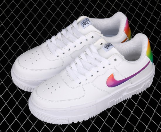Nike Air Force 1 Pixel White Multi-Color