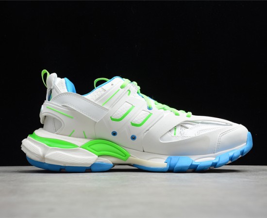 Balenciaga Sneakers Track Trainer White Blue Green