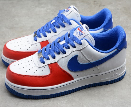 Nike Air Force 1 Low White Blue Red