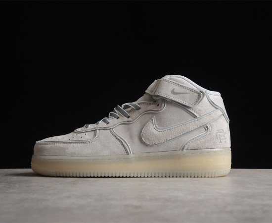 Nike Air Force 1 07 Mid Reigning Champ Grey Silver Reflective Light GB1228-185