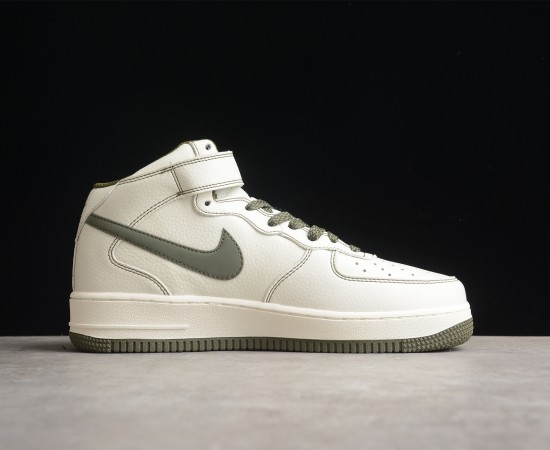 Nike Air Force 1 07 Mid SU19 White Army Green Shoes RD6698-123