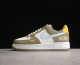 Dior x Nike Air Force 1 07 Low Suede Olive Blue Gold HX123-003