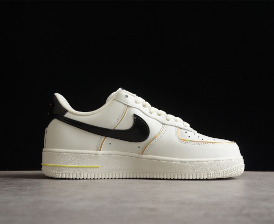 Nike Air Force 1 07 Low Black Rice White Gold ZX9856-599