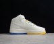 Nike Air Force 1 07 Mid Su19 White Yellow Blue Shoes GT5663-306