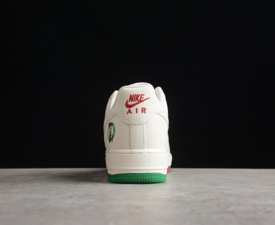 Nike Air Force 1 07 Low Cream White Green Red BO8569-034