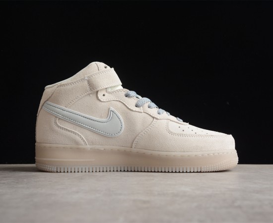 Reigning Champ x Nike Air Force 1 07 Mid Brown Light Grey GB0902-112