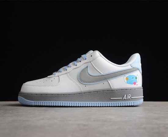 Air Force 1 07 “Fight the Epidemic” White Grey ZG0088 803