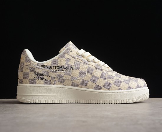 Louis Vuitton And Nike "Air Force 1" Mid By Virgil Abloh 1A9V9G