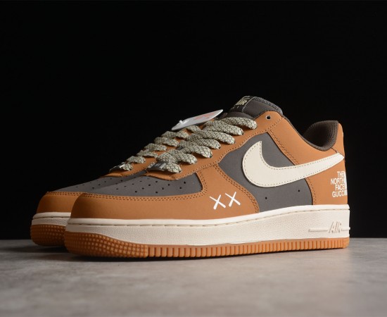 TheNorthFace x Nike Air Force 1 '07 Low Brown Grey BS9055-809