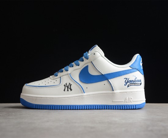 Nike Air Force 1 07 Low White Navy Blue BS8806-522