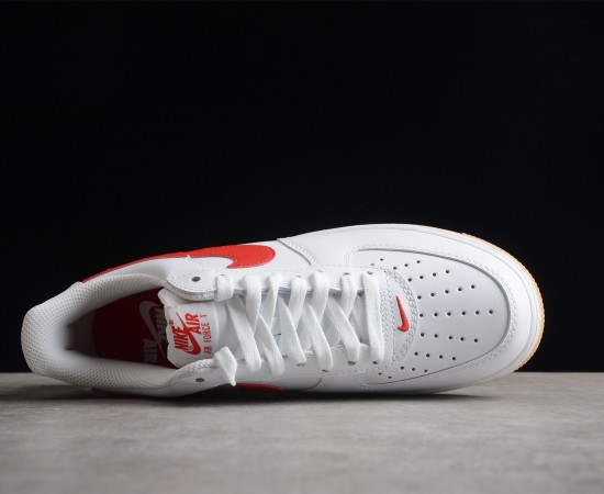 Nike Air Force 1 Low 'Color Of The Month White University Red' DJ3911-102