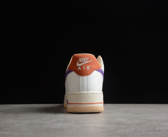 Nike Air Force 1 07 Low LV8 2 White Purple Red CW3388-205