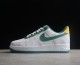 Nike Air Force 1 07 Low White Dark Green Yellow AF1234-009