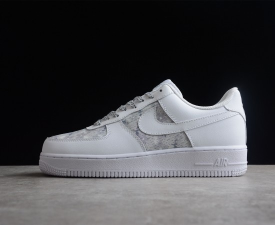 Nike Air Force 1 07 Low White Grey Metallic Sliver CH3512-004