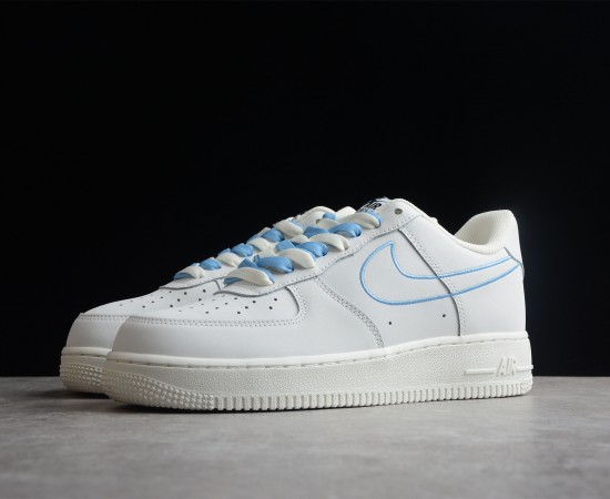 Nike Air Force 1 07 Low White Navy Blue Black CL6326-118