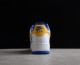 Nike Air Force 1 Yellow Blue White Sneakers BS8856-115