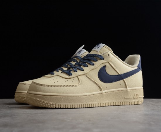 Nike Air Force 1 07 Low Beige Deep Blue Reflection 315122-109